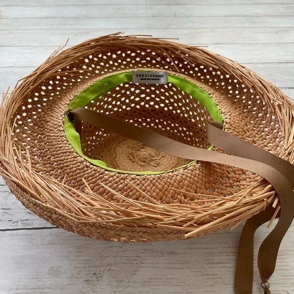 SENSI STUDIO
Upturn Straw Beach Hat - Picture 8 of 9